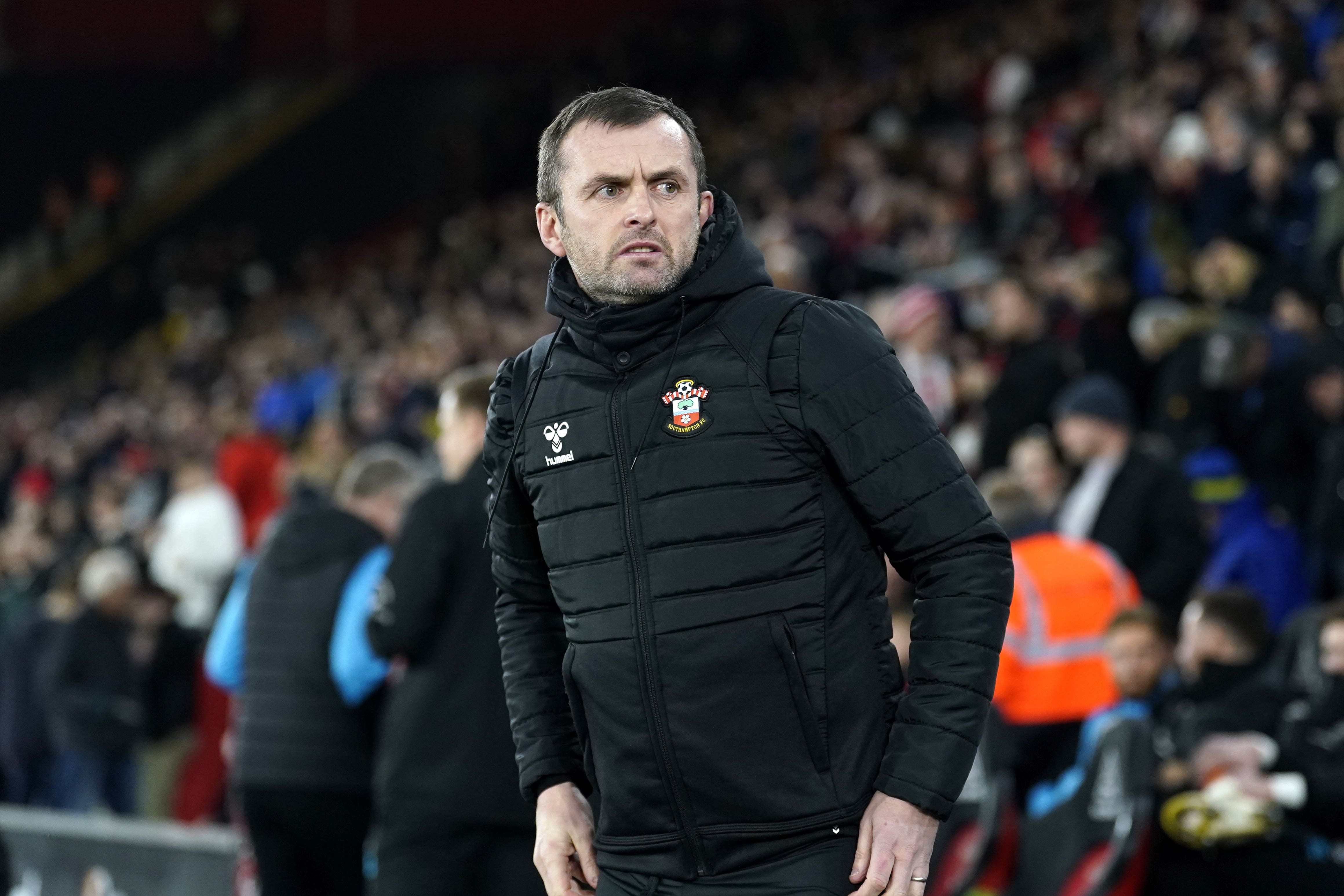 Southampton manager Nathan Jones saw his side edge past Lincoln (Andrew Matthews/PA)