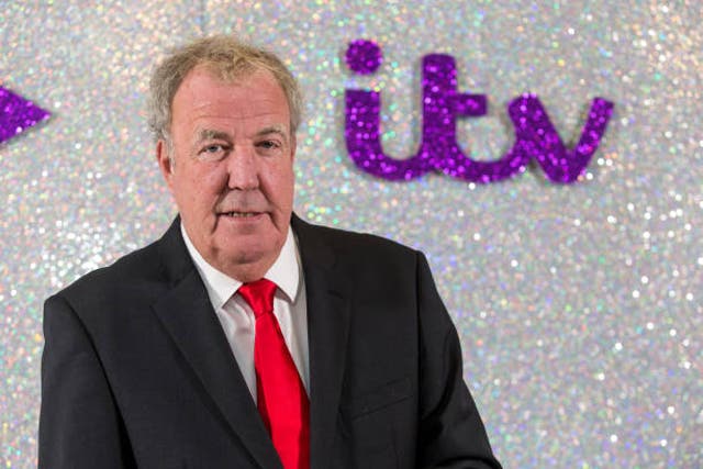 <p> Jeremy Clarkson attends the ITV Autumn Entertainment Launch at White City House on 30 August 2022 in London, England</p>