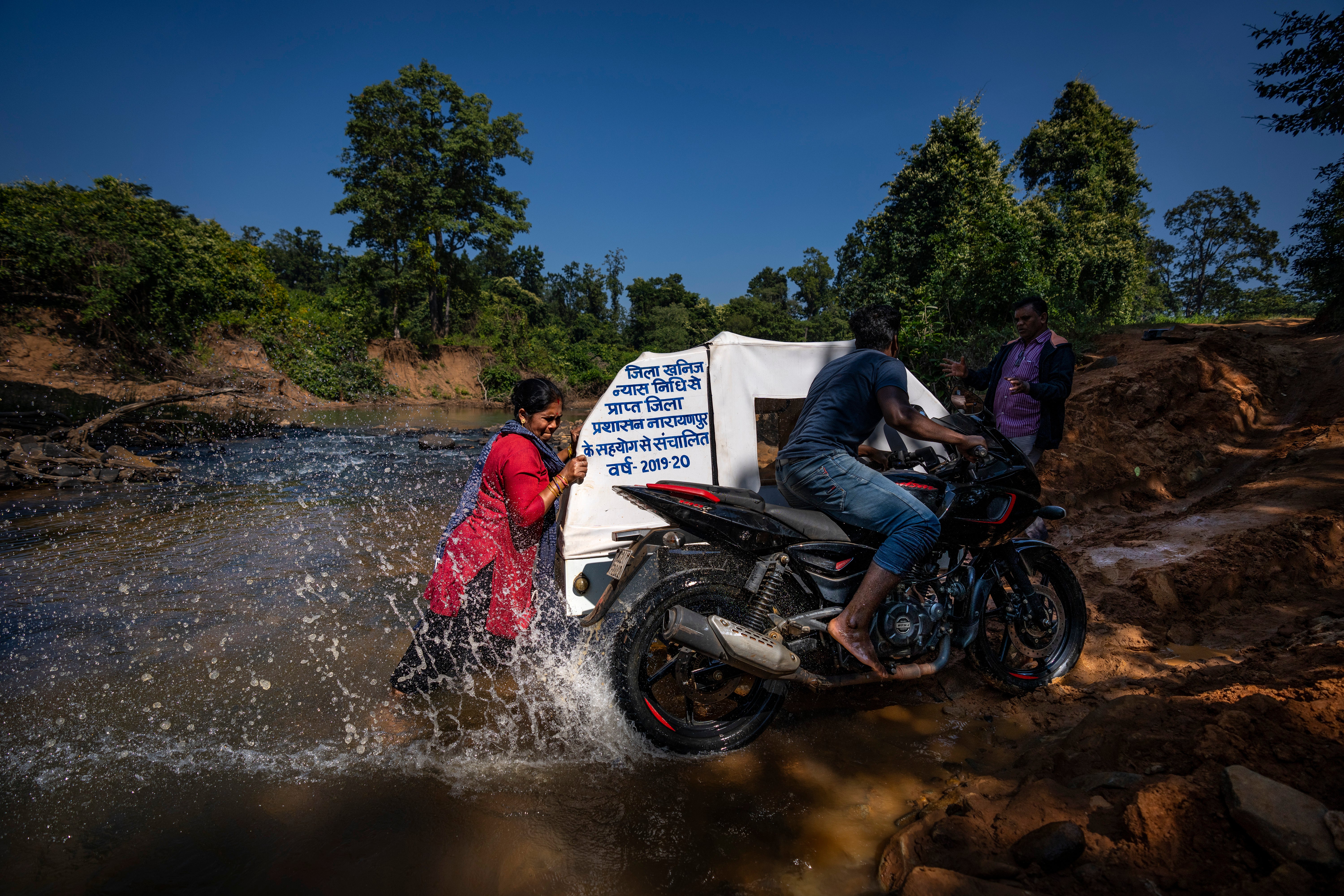India Motorbike Ambulance