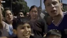 BBC reporter mobbed by ecstatic Argentina fans at World Cup victory parade