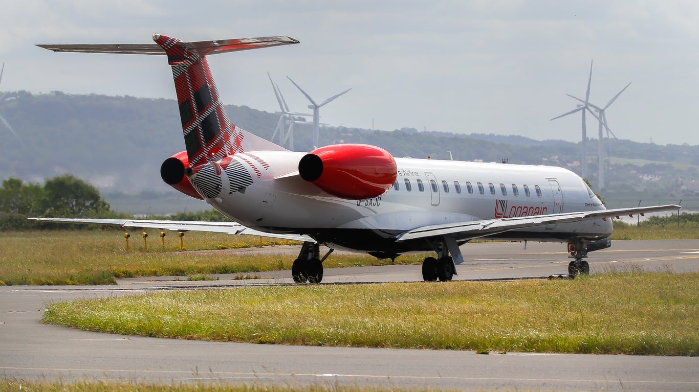 The Loganair aircraft involved was an Embraer 145