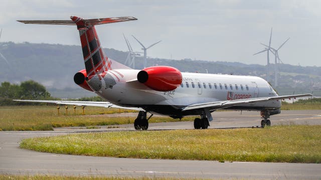 <p>The Loganair aircraft involved was an Embraer 145</p>