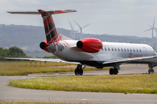 <p>The Loganair aircraft involved was an Embraer 145</p>