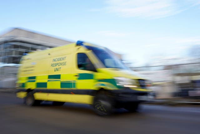 Most ambulance trusts in England have declared critical incidents (Gareth Fuller/PA)