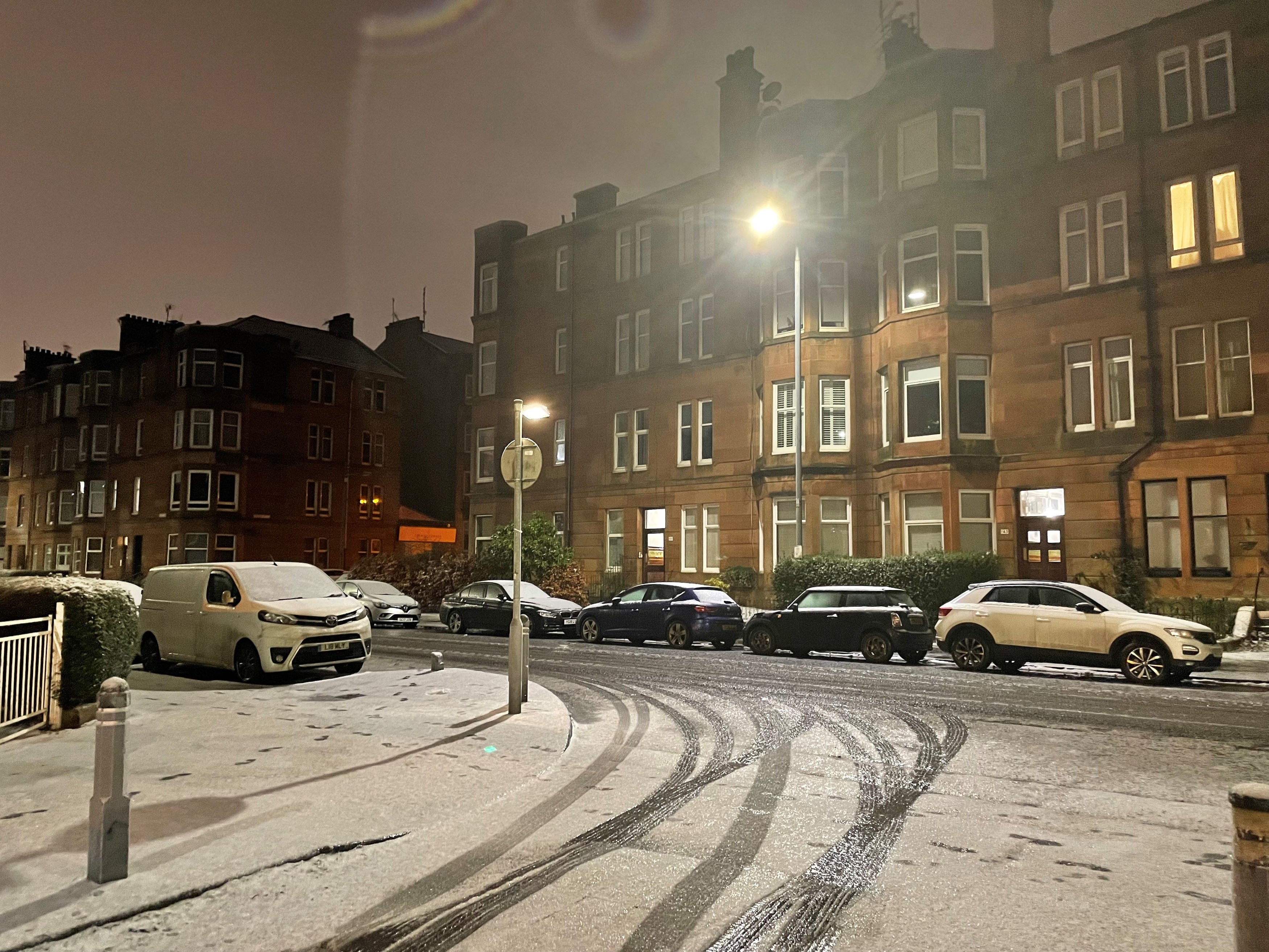 Snow and ice swept across parts of the UK earlier this month