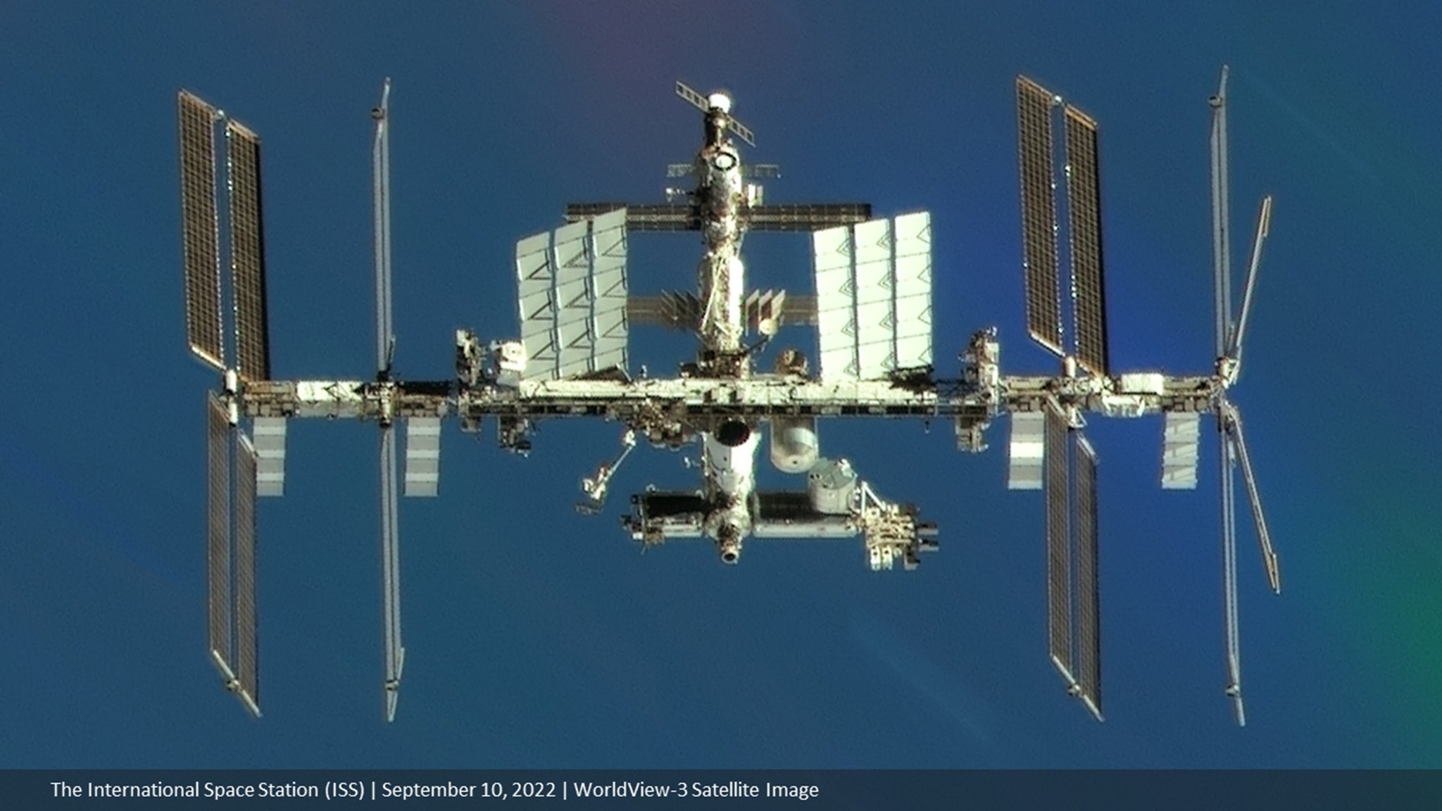 The International Space Station had to dodge debris in space