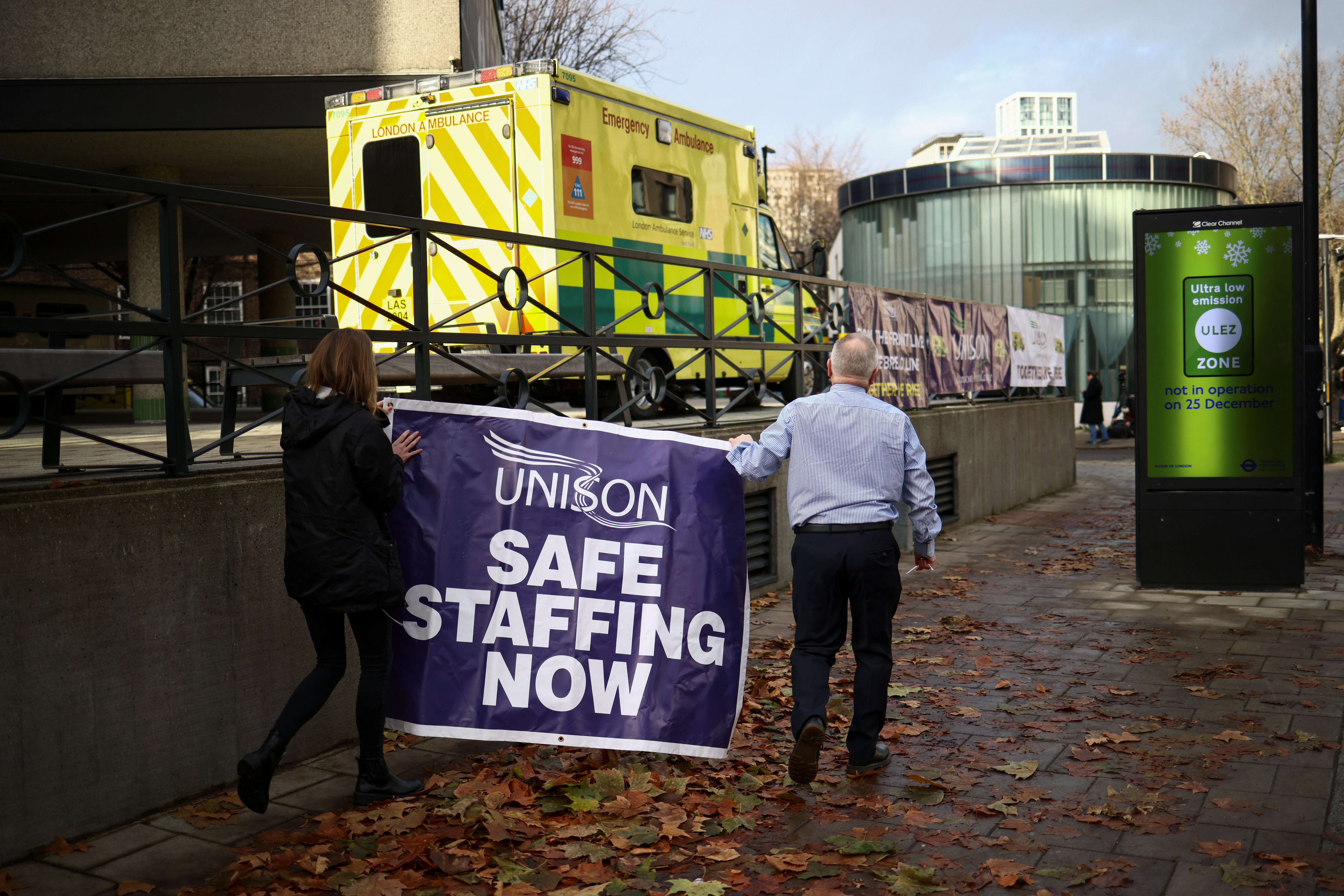 Public sector workers are striking over pay