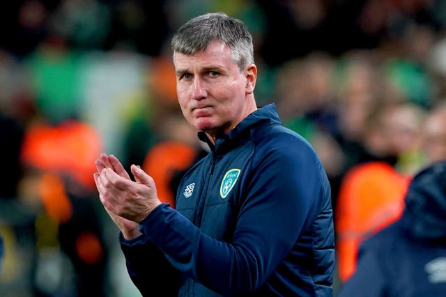 Stephen Kenny’s Republic of Ireland will warm up for their opening Euro 2024 qualifier against France with a Dublin friendly versus Latvia (Brian Lawless/PA)