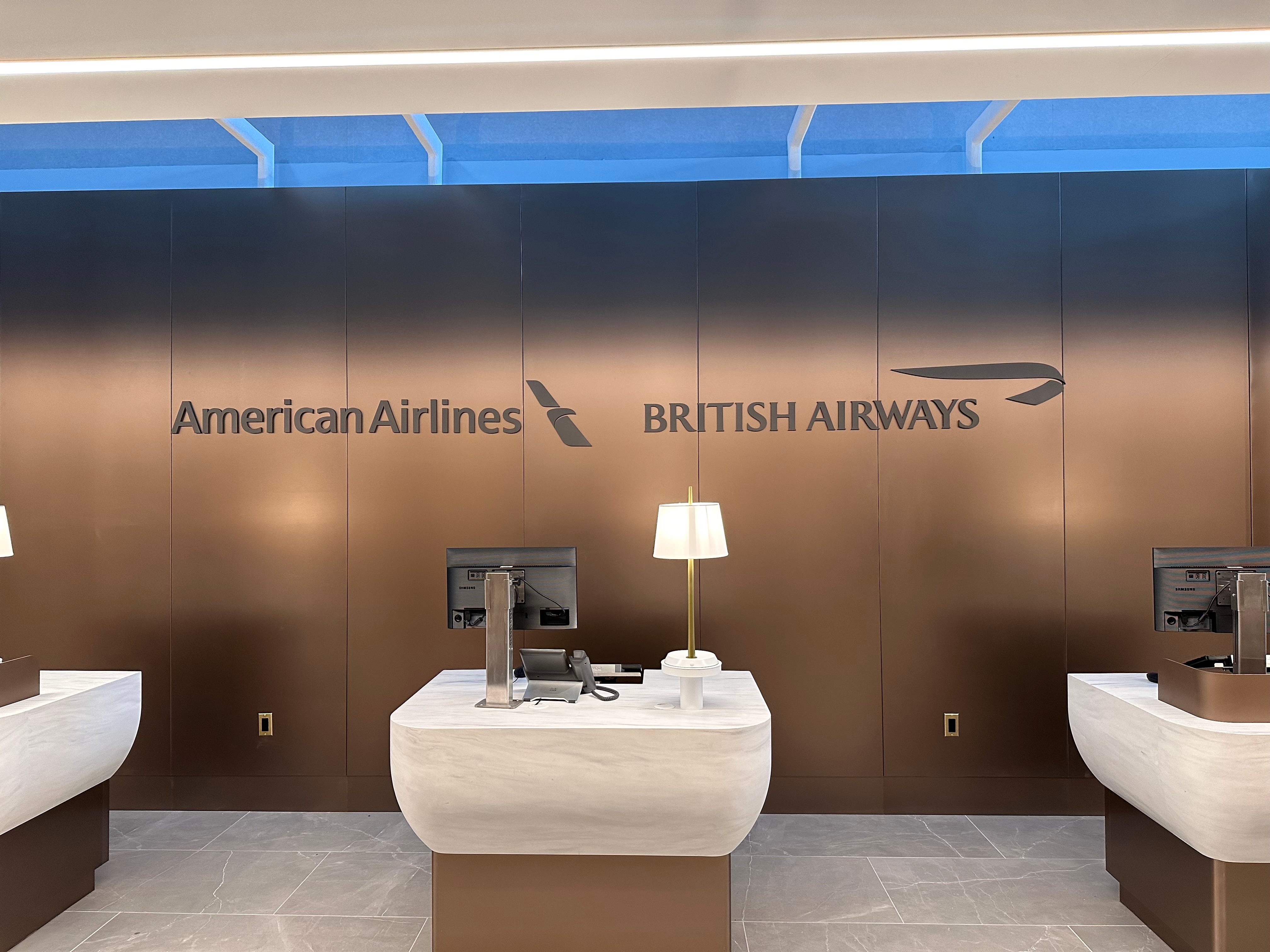 It’s the first time BA and American have built shared lounges
