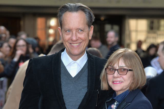 <p> Richard E Grant and Joan Washington attend the Jameson Empire Awards 2016 at The Grosvenor House Hotel on March 20, 2016</p>