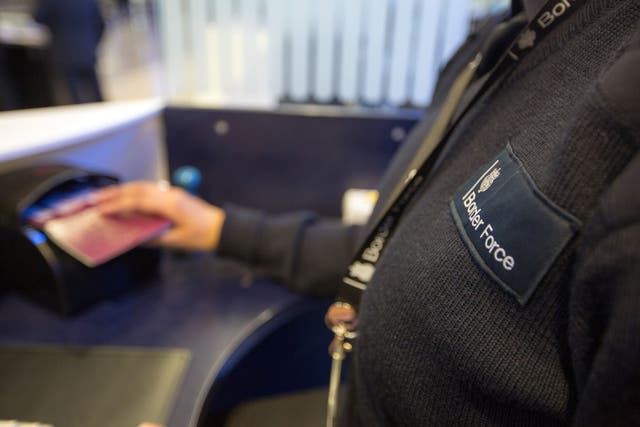 About 1,000 Border Force staff will strike every day from Friday to the end of the year, except December 27 (Steve Parsons/PA)