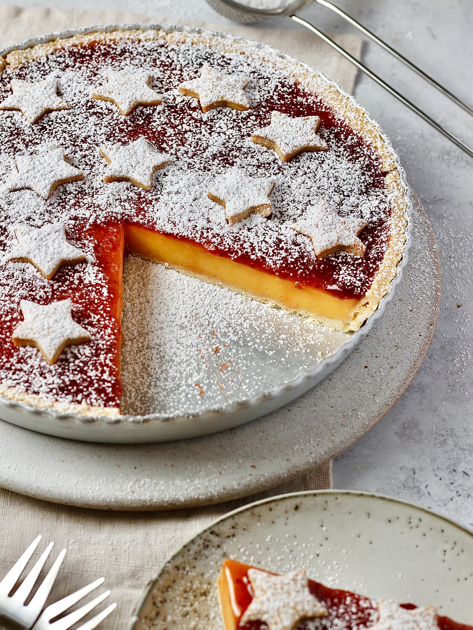 Not just for Christmas, this gorgeous tart will make your tummy sing Hallelujah