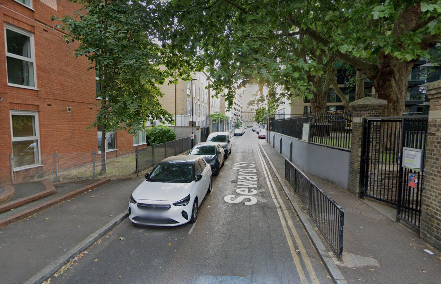 The force was alerted to the stabbing on Seward Street, Clerkenwell