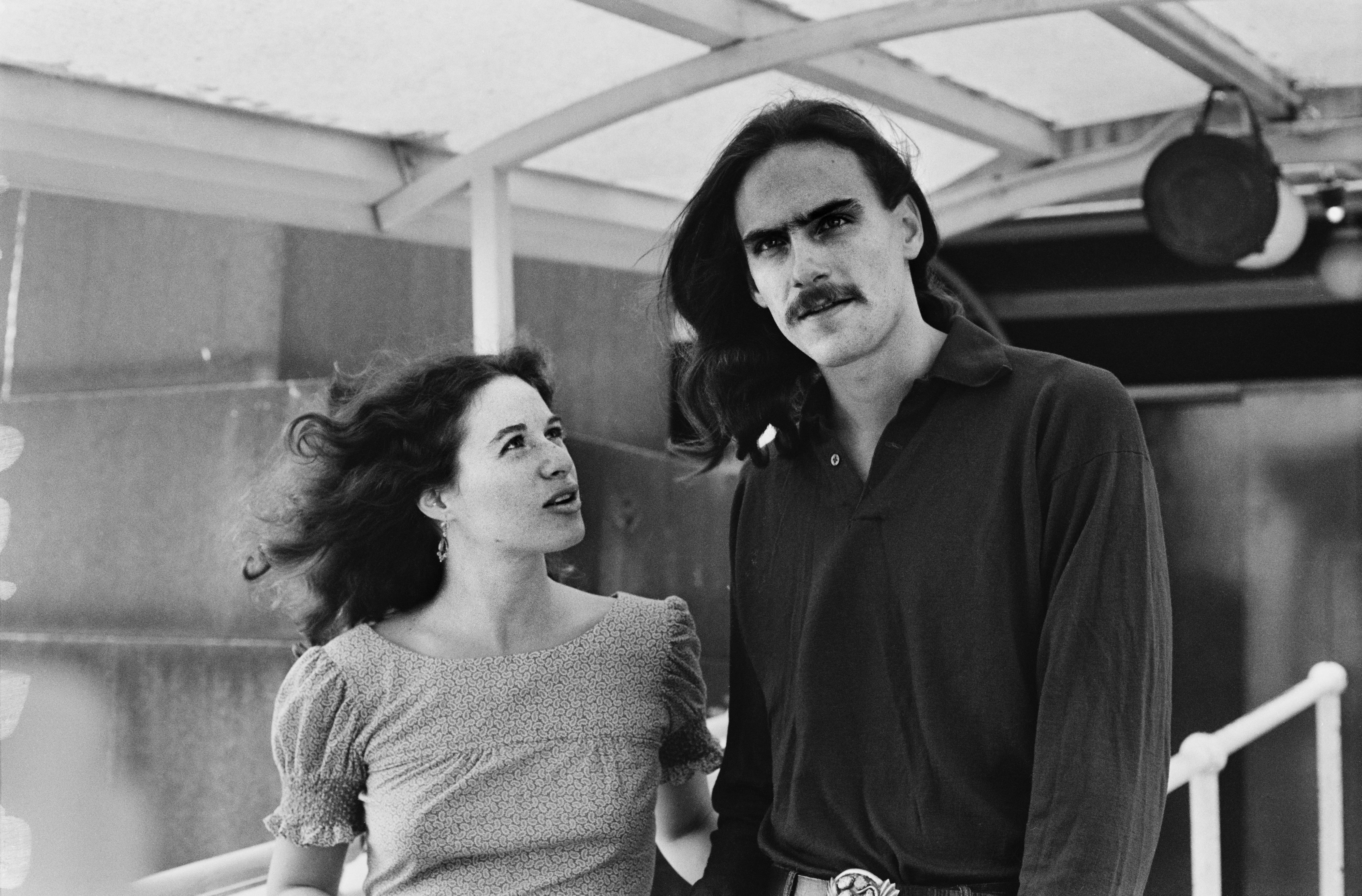 James Taylor and Carole King in 1971