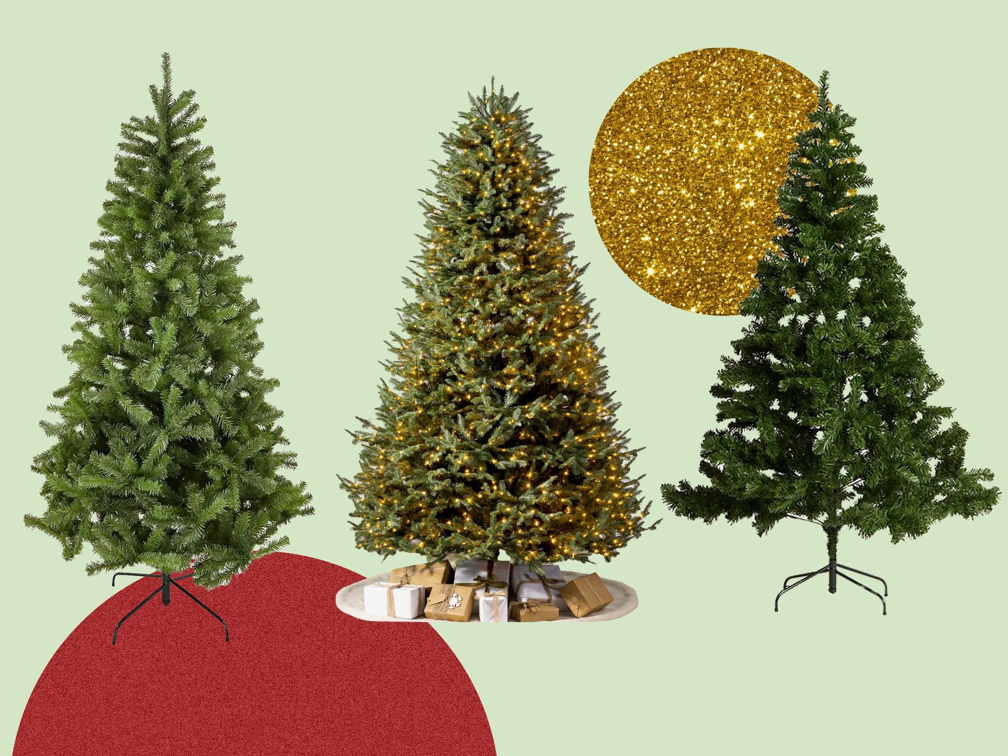 Snap up cut-price pre-lit and unlit fake trees
