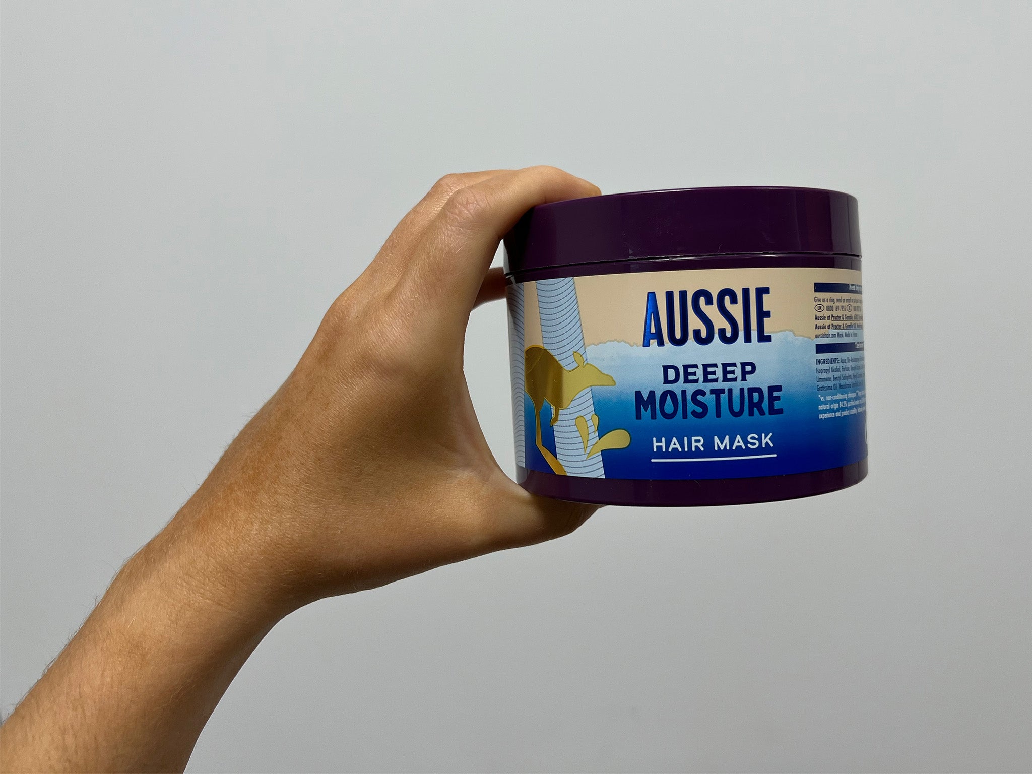 Aussie deep moisture hair mask