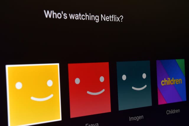 Netflix customer icons (Nick Ansell/PA)