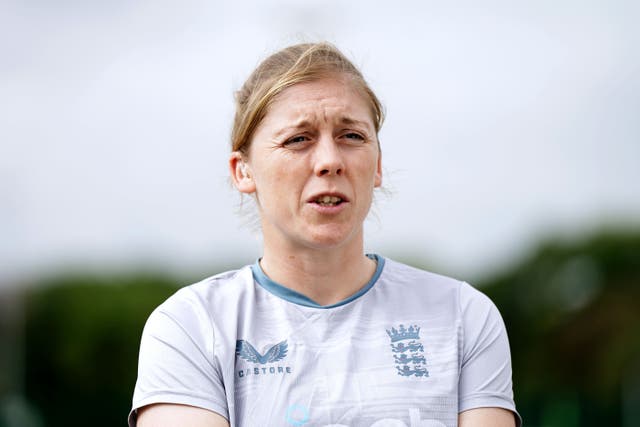 Heather Knight has been concerned by some aspects of her side’s West Indies tour (Aaron Chown/PA)