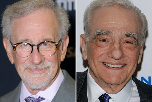 <p>Steven Spielberg and Martin Scorsese</p>