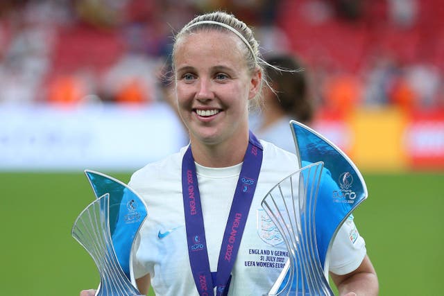 <p>Beth Mead finished as top scorer at Euro 2022 and was also named player of the tournament</p>