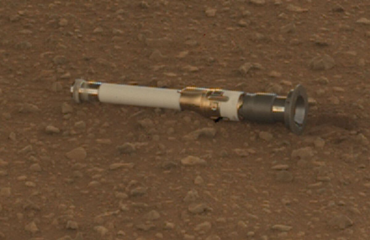 Nasa Perseverance rover deposits its first sample on Mars for return mission