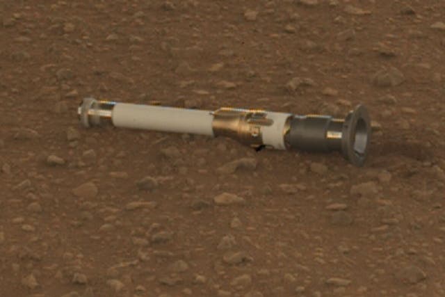 <p>Nasa’s Perseverance rover drops first sample tube on Mars for return mission</p>