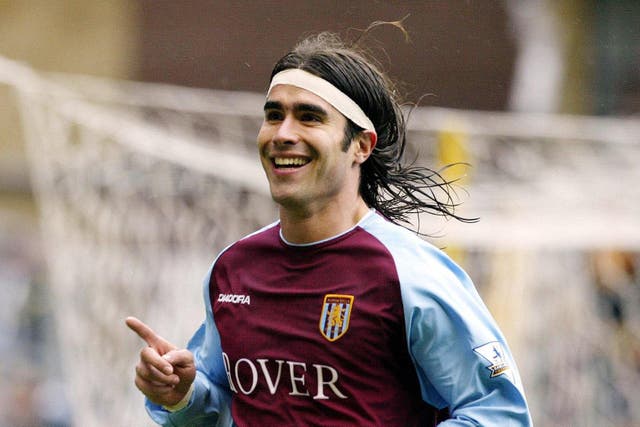 Juan Pablo Angel became a crowd favourite at Aston Villa after a difficult start to his career in England (Nick Potts/PA)