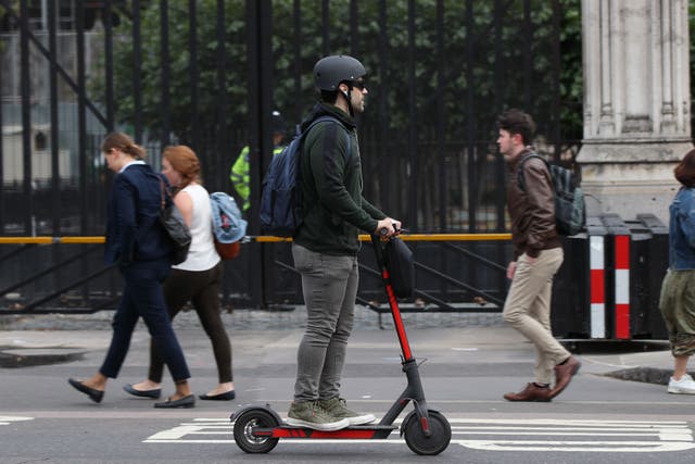 A coroner has issued a warning about e-scooter safety following the death of a 14-year-old girl (Yui Mok/PA)