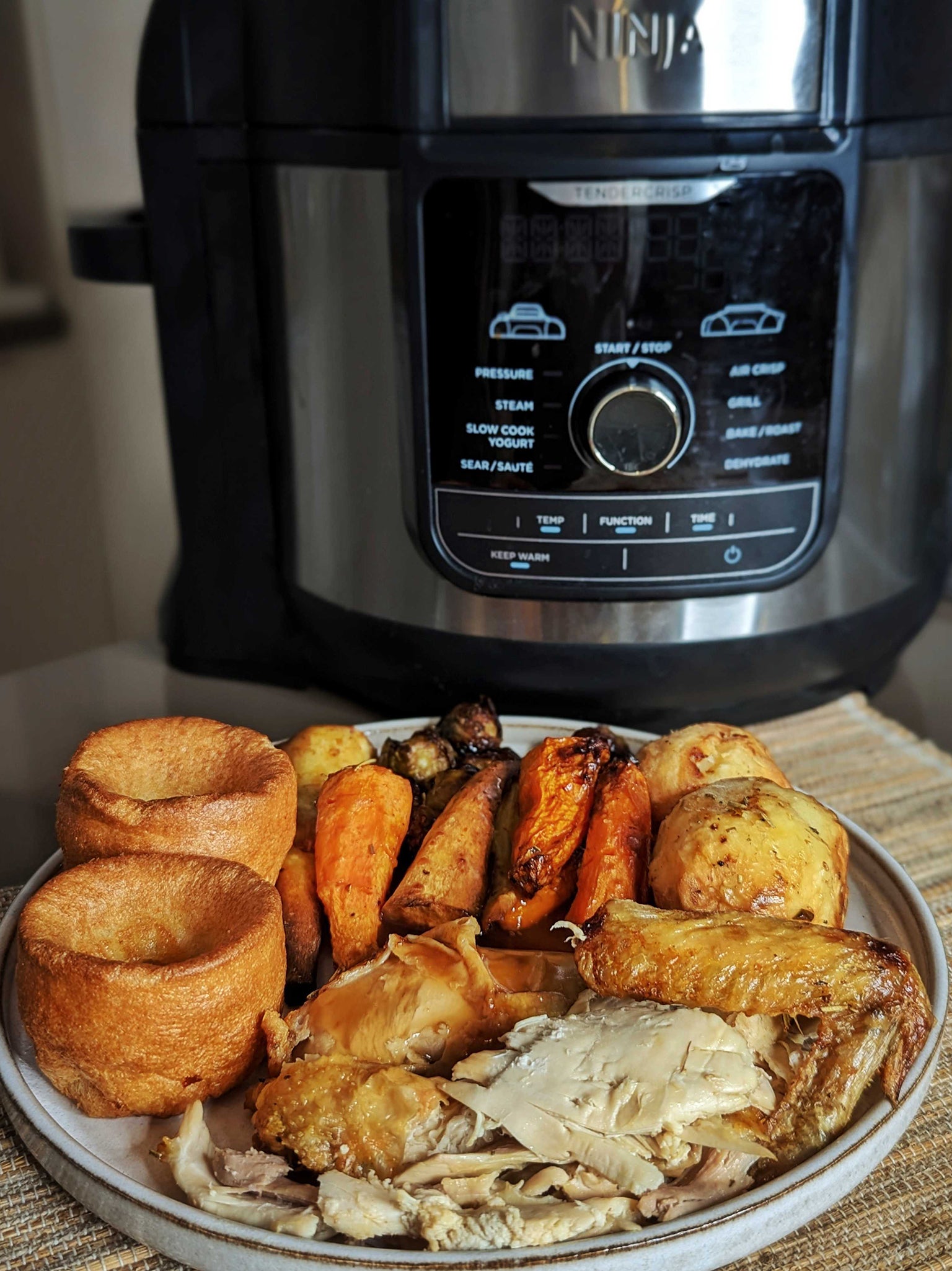 A 6L air fryer can fit a whole chicken and all the trimmings