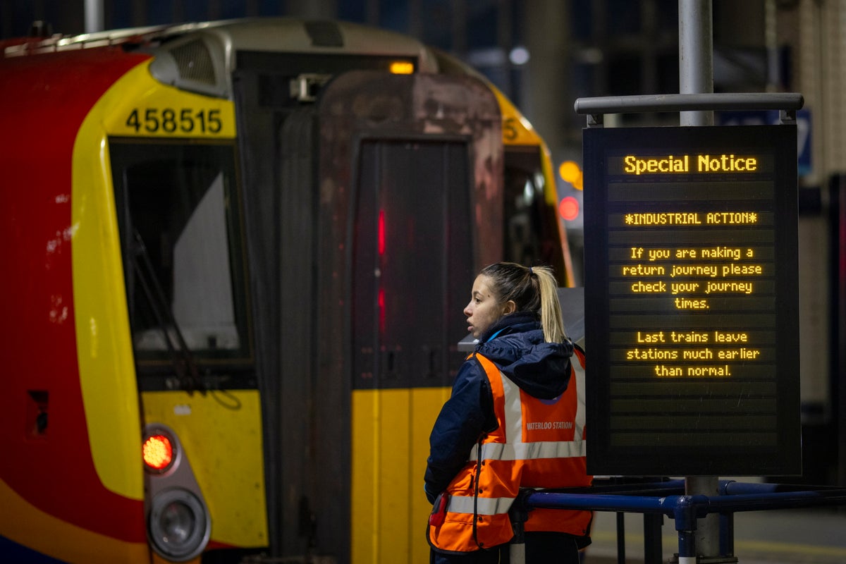 Strikes - latest: Christmas travel chaos warned as motorway and rail walkouts loom