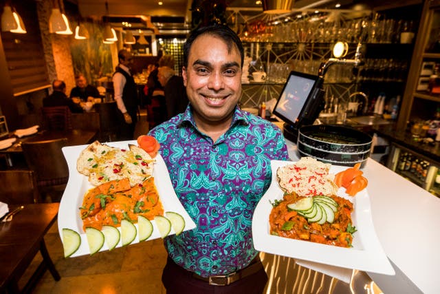 Luthfur Ahmed will open his Bengal Brasserie restaurant in south Belfast on Christmas Day (PA)