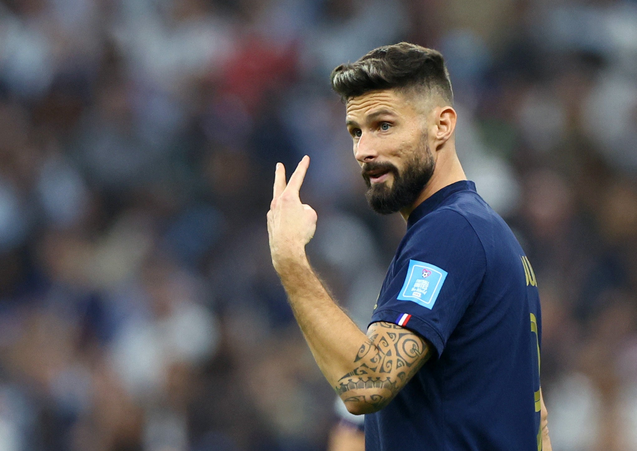 France striker and record goalscorer Olivier Giroud