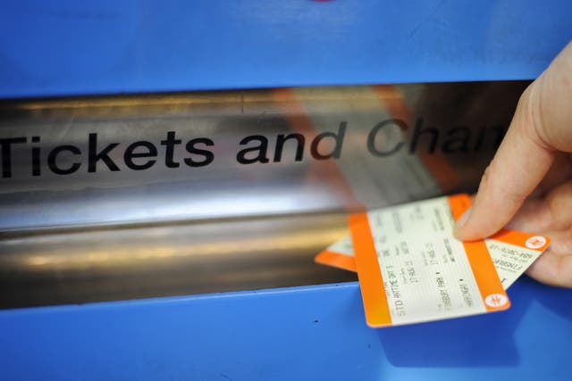 Rail fares in England will rise by nearly 6% in March, the Department for Transport said (PA)
