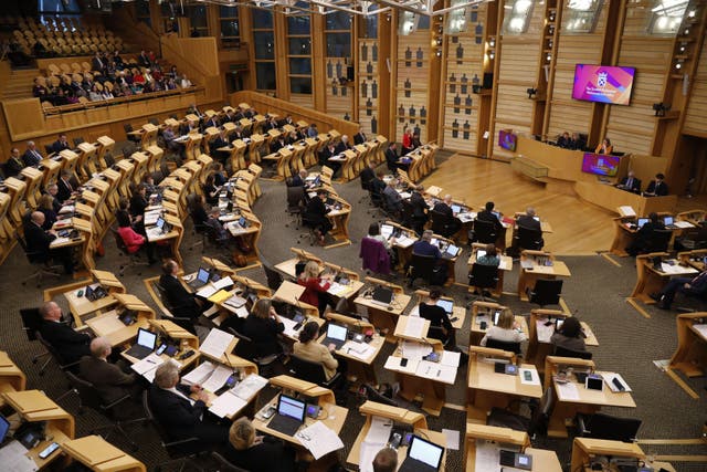 The Bill passed its final vote on Thursday (Andrew Cowan/Scottish Parliament/PA)