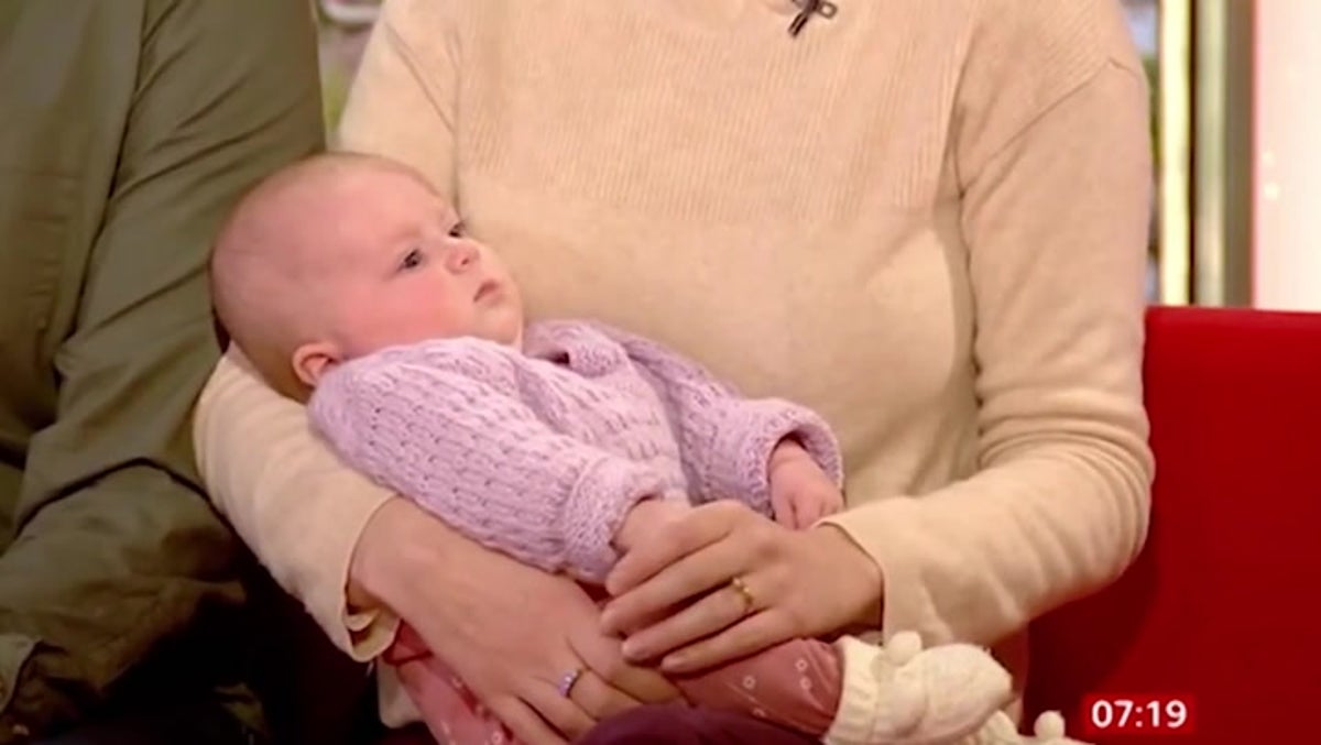 Baby farts during emotional cancer segment on BBC Breakfast