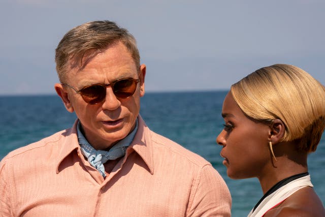 <p>Daniel Craig and Janelle Monae in ‘Glass Onion: A Knives Out Mystery'</p>