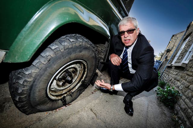 <p>Guy Ker, photographed in 2014 when he spoke to the Oxford Mail about a mystery tyre slasher in Charlbury.</p>