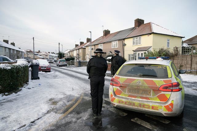 The boys were confirmed dead at the scene at a property in Cornwallis Road, Dagenham (Yui Mok/PA)