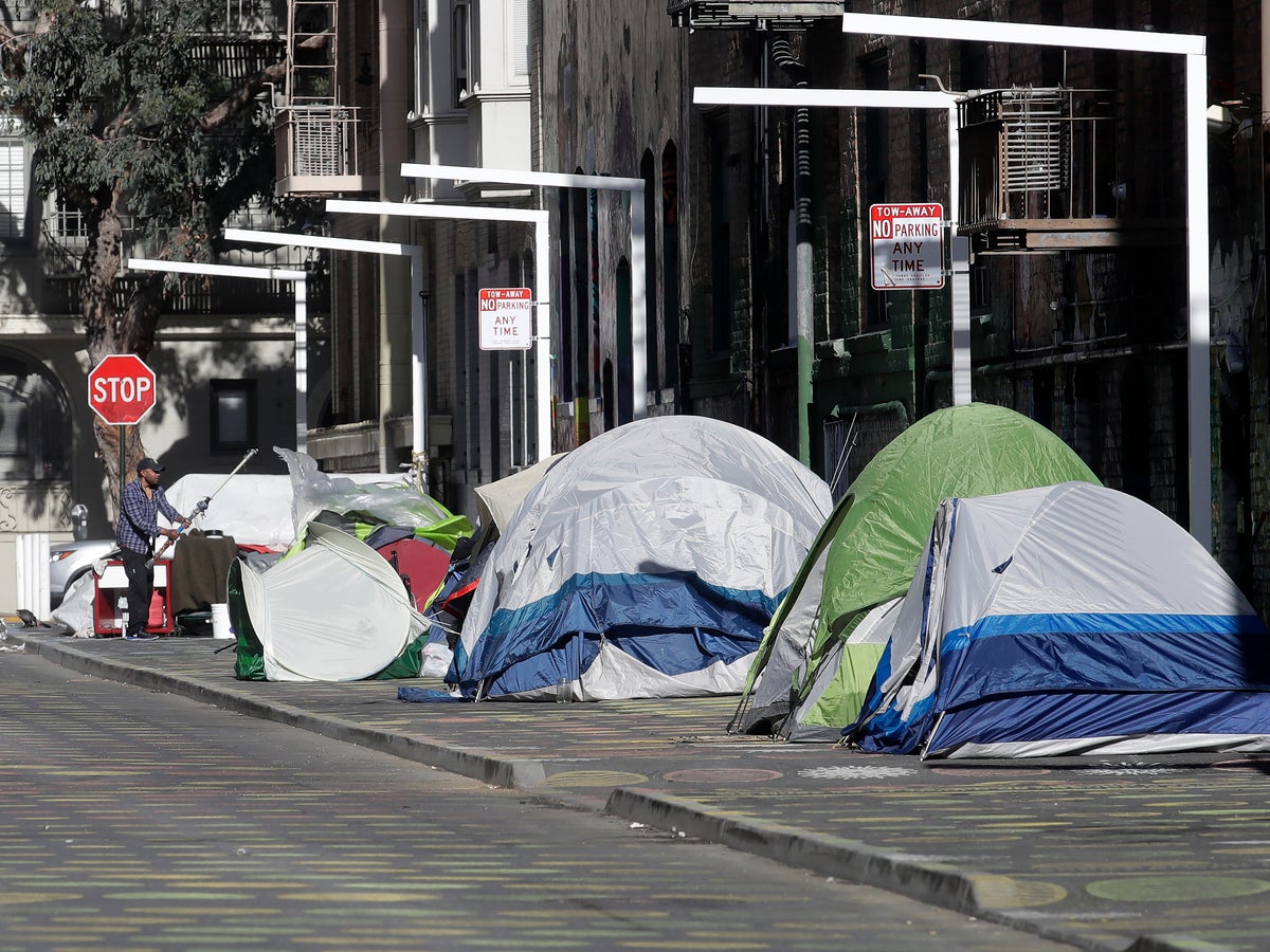Homeless people in San Francisco ask judge for emergency order to stop dismantling of tent camps | The Independent