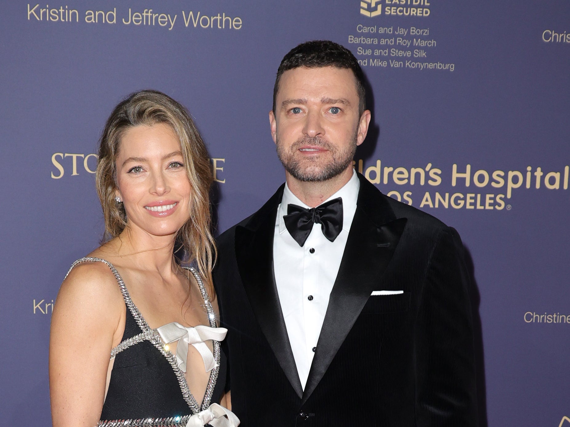 Jessica Biel with husband Timberlake in 2022