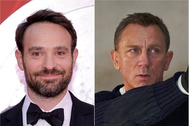 <p>Charlie Cox (left) and Daniel Craig as James Bond</p>
