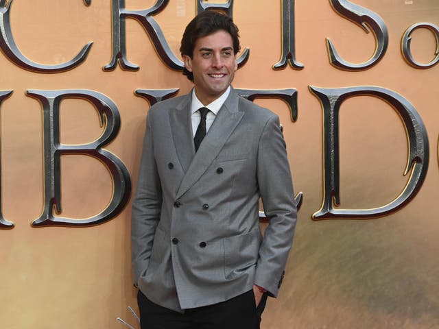 <p>James Argent arrives at the "Fantastic Beasts: The Secret of Dumbledore" World Premiere at The Royal Festival Hall</p>