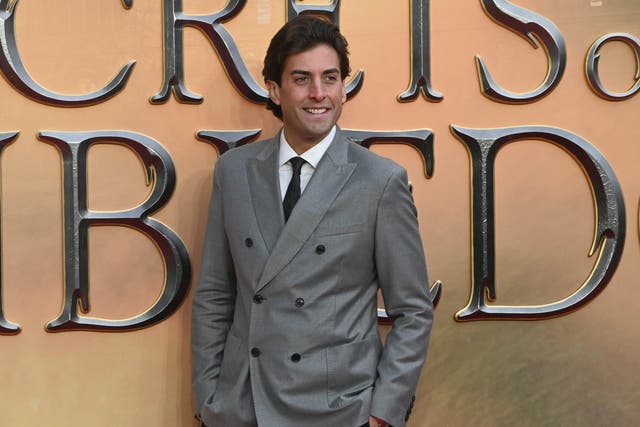 <p>James Argent arrives at the "Fantastic Beasts: The Secret of Dumbledore" World Premiere at The Royal Festival Hall</p>