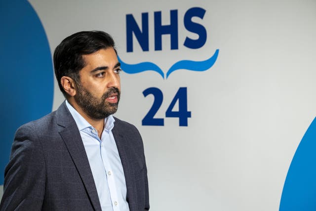 Health Secretary Humza Yousaf met with health unions on Friday (Peter Devlin/PA)