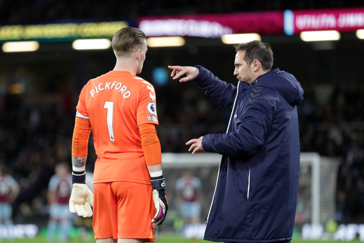 Frank Lampard confident Everton can match the ambitions of Jordan Pickford