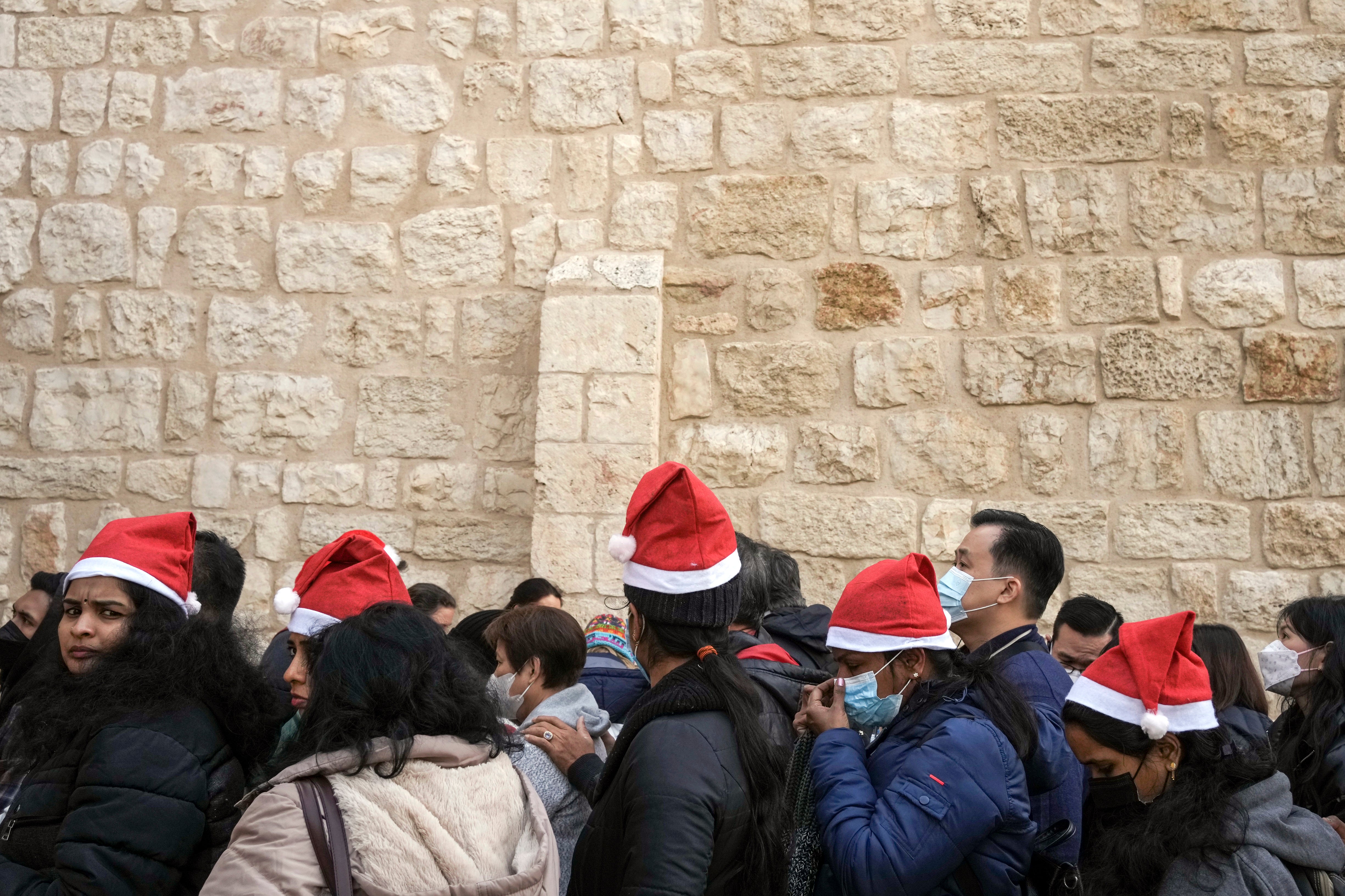 Palestinians Bethlehem Christmas