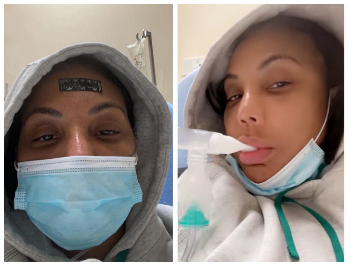 I thought God was taking me home': Tamar Braxton rushed to hospital after  struggling to breathe | The Independent