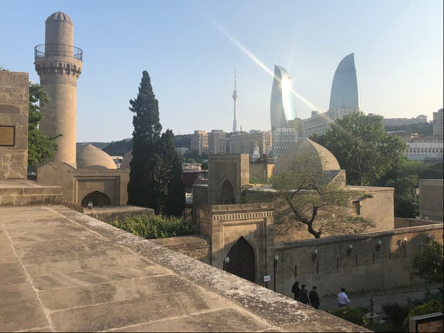 <p>Eastern promise: the skyline of Baku, Azerbaijan</p>