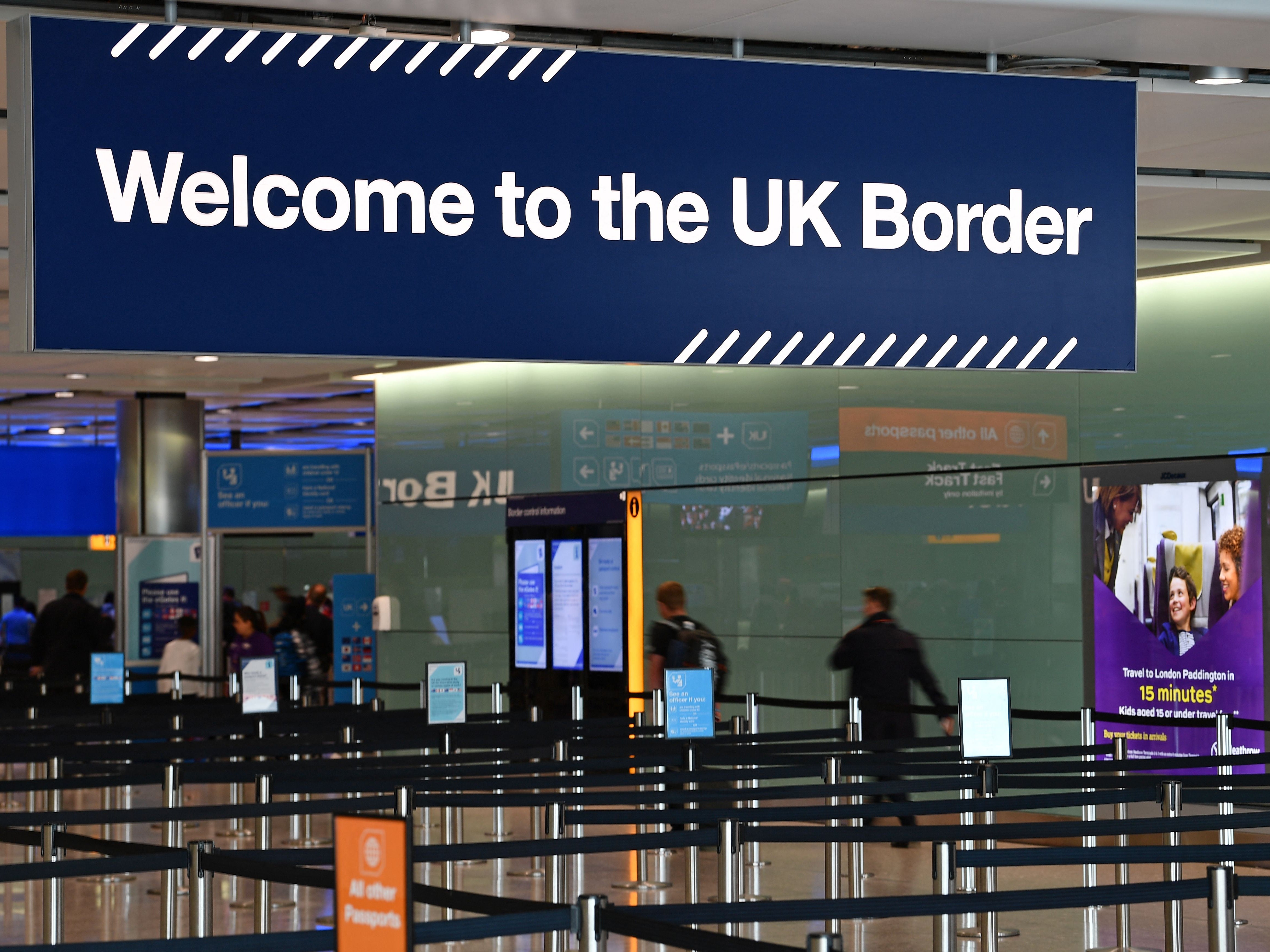 Border Force staff are striking at six airports across the UK