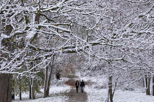 <p>Temperatures dropped to freezing in parts of Scotland on Christmas Day </p>